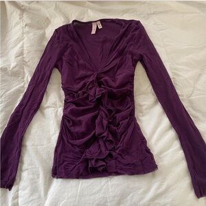 Women's Longsleeve Top Purple